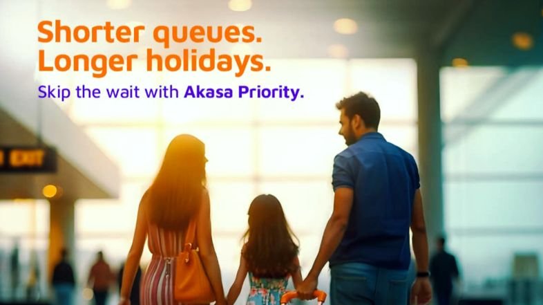 Shorter queues. Longer holidays.  Skip the wait with Akasa Priority